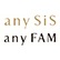 any FAM SiSのロゴ